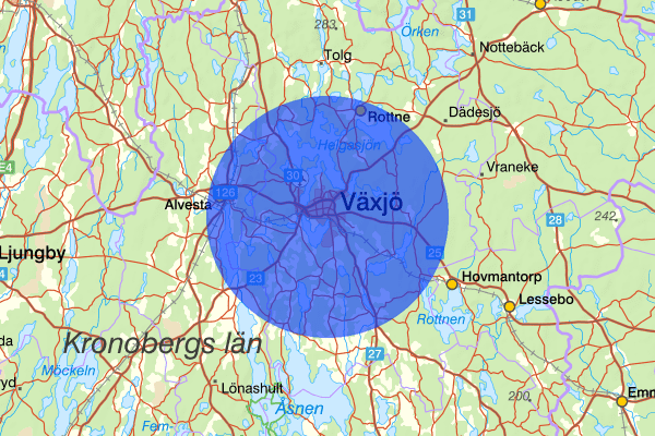 Växjö 07 december 03.44, Rattfylleri, Växjö