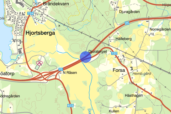 Forsa vägskäl 07 december 14.36, Trafikolycka, Alvesta