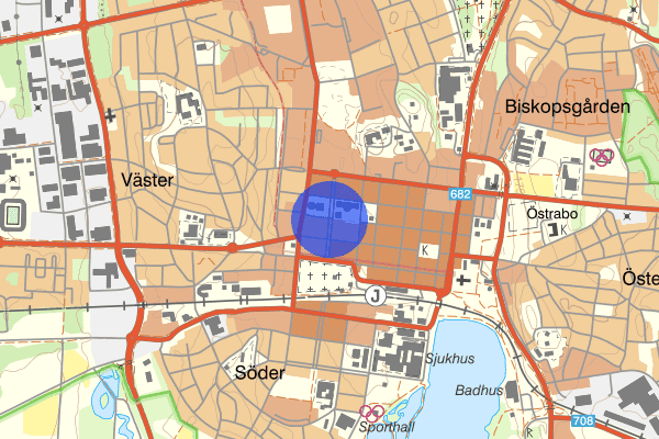 Västra Esplanaden 07 december 23.20, Bråk, Växjö