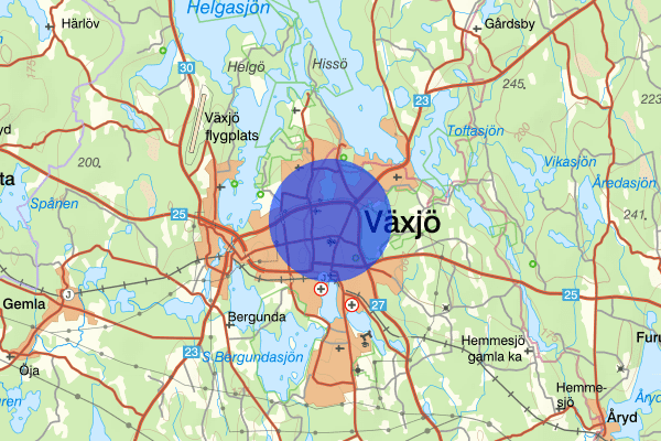 Hov 09 december 00.34, Brand, Växjö