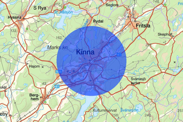 Kinna 09 december 13.24, Trafikolycka, Mark