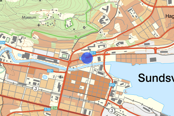 Norrmalmsgatan 09 december 15.36, Trafikolycka, Sundsvall