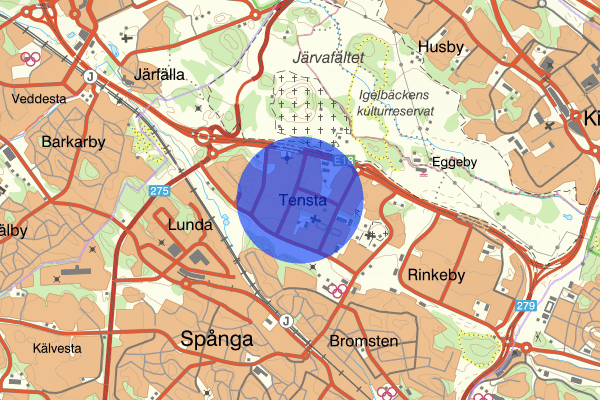 Tensta 09 december 17.54, Brand, Stockholm