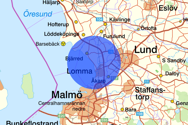 11 december 16.58, Trafikolycka, Lomma