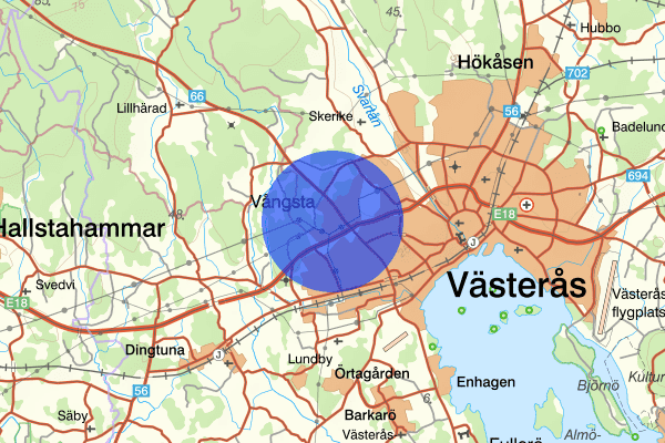 Erikslund 11 december 16.38, Rån, Västerås
