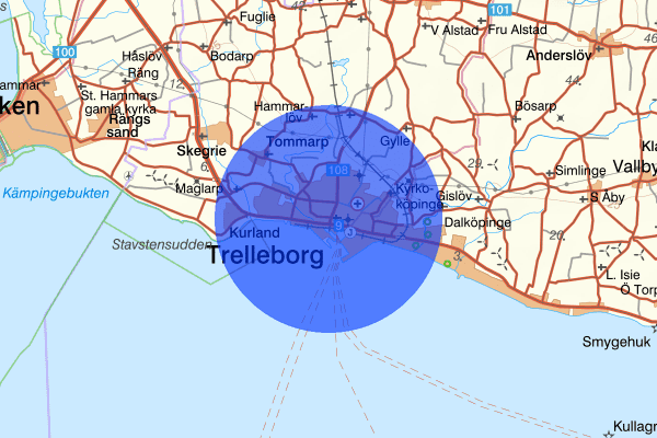 Trelleborg 12 december 12.42, Försvunnen person, Trelleborg