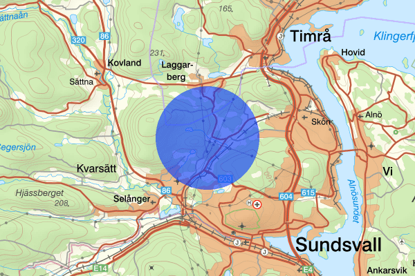 Gudmundsbyn 12 december 12.43, Rattfylleri, Sundsvall