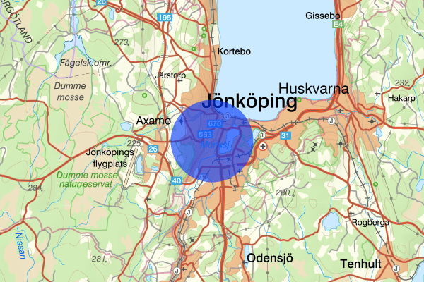 Torpa 13 december 12.32, Trafikolycka, Jönköping
