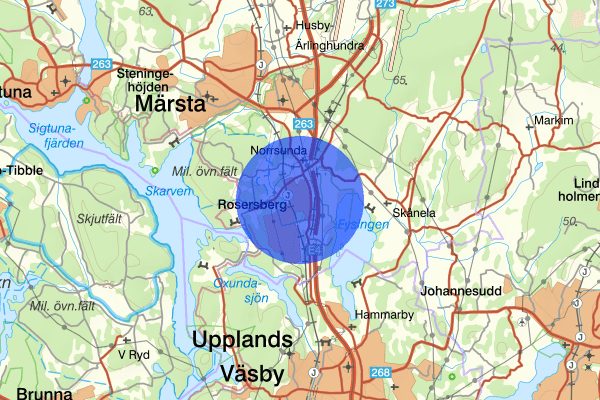 Rosersberg 13 december 17.48, Trafikbrott, Sigtuna
