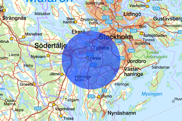 15 december 06.21, Misshandel, Botkyrka