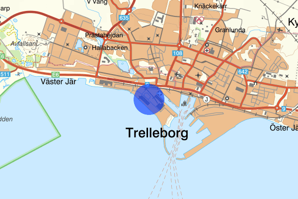 Strandridaregatan 16 december 04.26, Stöld, Trelleborg