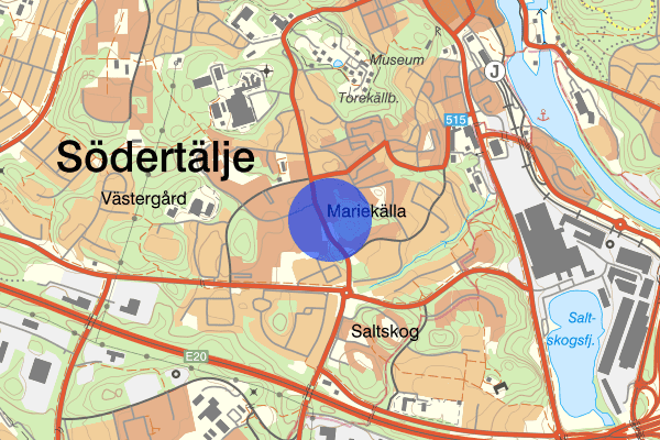 Västergatan 16 december 01.35, Skadegörelse, Södertälje
