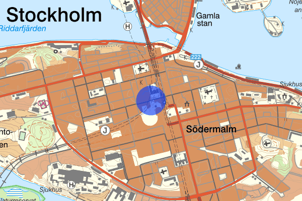 Högbergsgatan 15 december 23.15, Skadegörelse, Stockholm