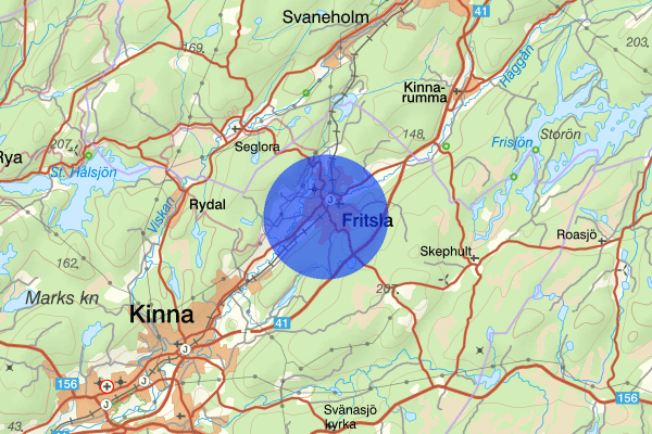 Fritsla 16 december 17.56, Olaga hot, Mark