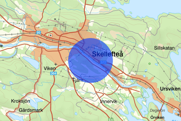 Anderstorpsleden 17 december 12.31, Trafikkontroll, Skellefteå
