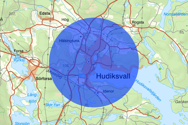 Hudiksvall 17 december 15.20, Arbetsplatsolycka, Hudiksvall