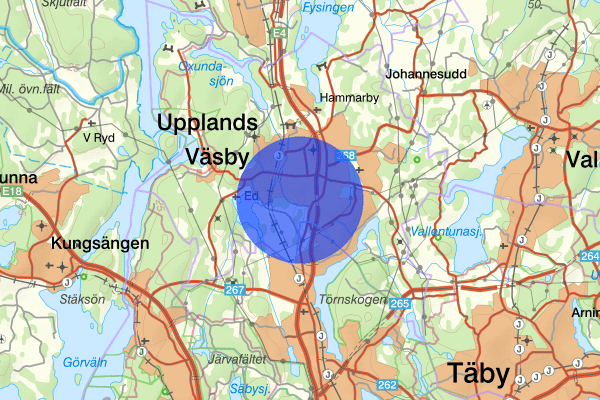 Smedby 17 december 18.50, Brand, Upplands väsby