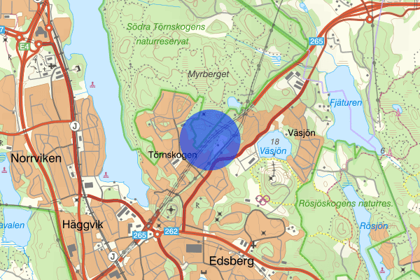 Gustavsbergsleden 18 december 11.43, Trafikolycka, personskada, Sollentuna