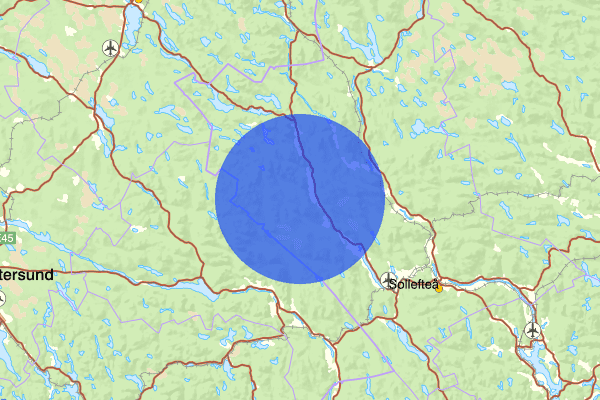 Edsele distrikt 18 december 16.46, Trafikolycka, Sollefteå