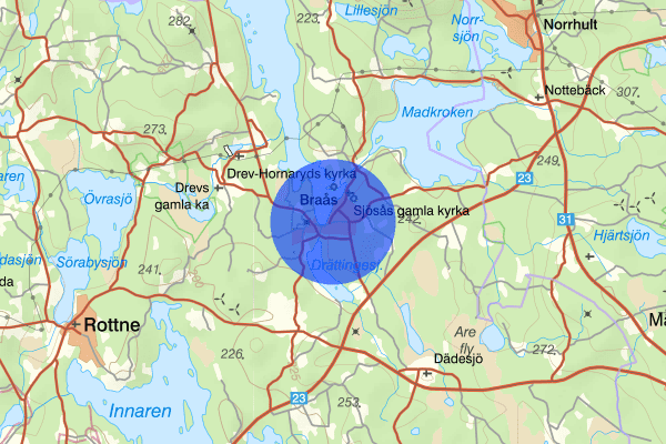 Braås 18 december 19.50, Arbetsplatsolycka, Växjö