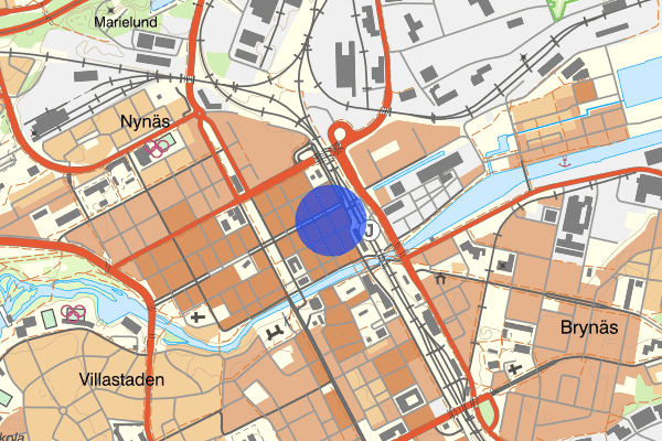 Norra Centralgatan 19 december 08.03, Trafikolycka, personskada, Gävle
