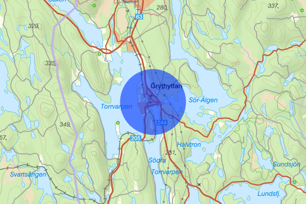 Grythyttan 19 december 17.07, Trafikolycka, personskada, Hällefors