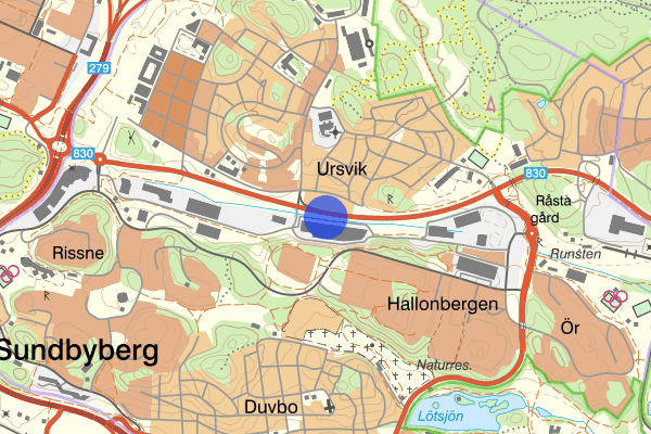 Ursvik 20 december 15.24, Trafikolycka, smitning från, Sundbyberg