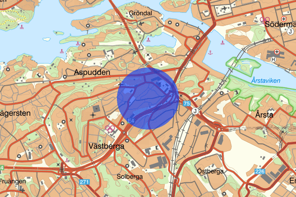 Midsommarkransen 20 december 16.53, Brand, Stockholm
