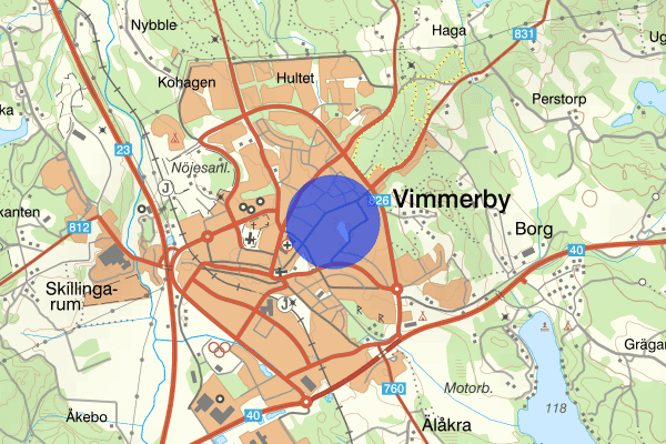 Kungsgatan 20 december 22.20, Rattfylleri, Vimmerby