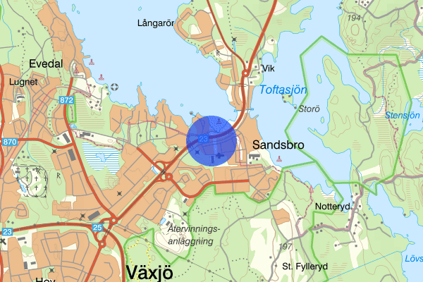 Lenhovdavägen 21 december 15.47, Trafikolycka, Växjö