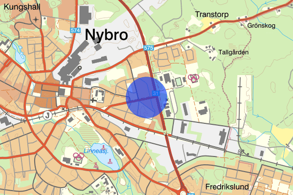 Norra Långgatan 23 december 03.13, Brand, Nybro