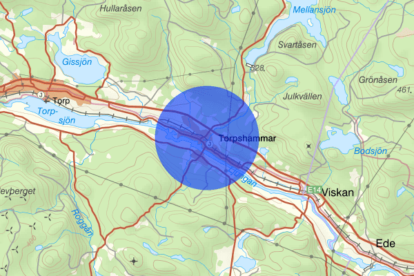 Torpshammar 23 december 17.26, Trafikolycka, Ånge