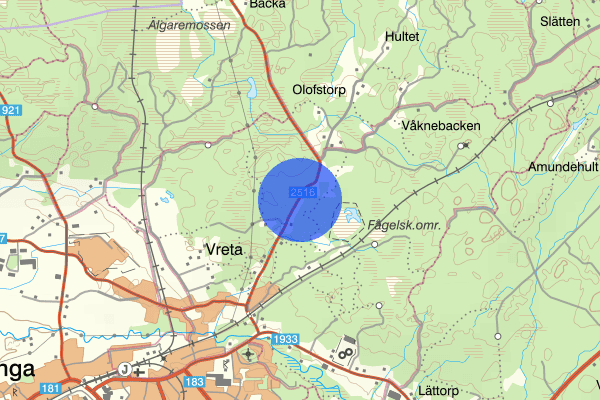 Vedumsvägen 23 december 18.55, Trafikolycka, Herrljunga