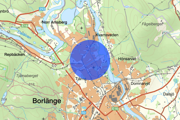 Lergärdet 23 december 20.24, Trafikolycka, singel, Borlänge