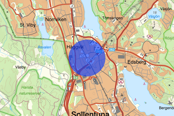 Häggvik 23 december 20.13, Trafikolycka, personskada, Sollentuna