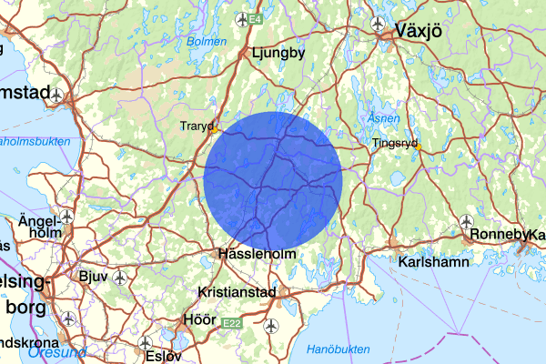  26 december 16.18, Trafikolycka, Osby