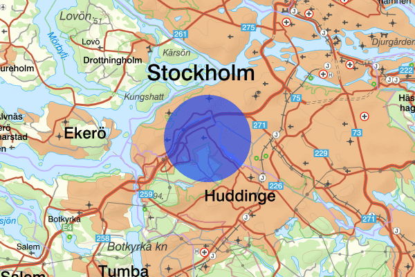 Segeltorp 27 december 06.51, Brand, Huddinge