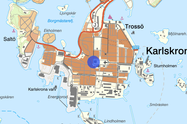 Rådhusgatan 27 december 19.10, Trafikolycka, Karlskrona