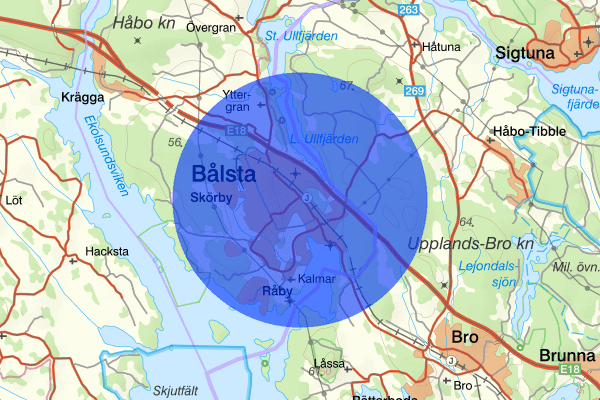 Bålsta 27 december 21.34, Rån, Håbo