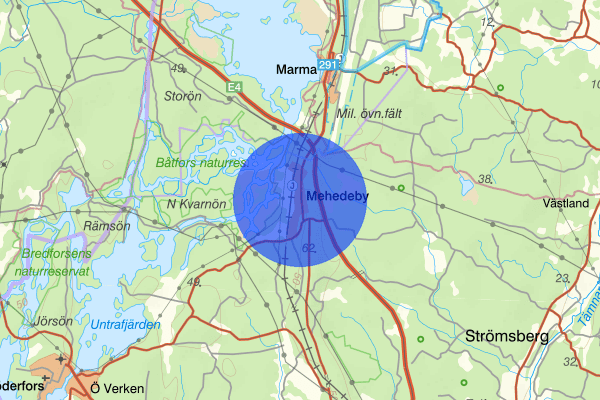 Mehedeby 30 december 17.00, Luftfartslagen, Tierp