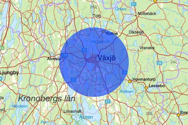 Växjö 01 januari 00.22, Vapenlagen, Växjö