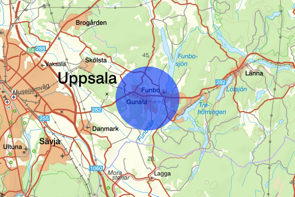 Gunsta 01 januari 06.52, Brand, Uppsala