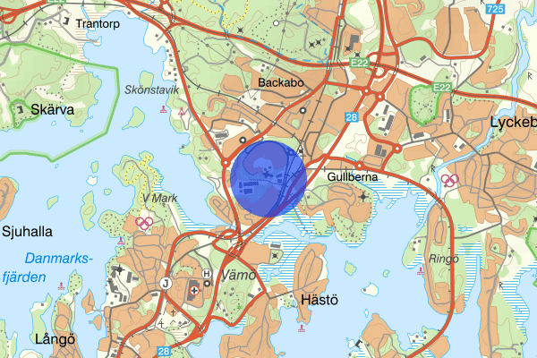 Kungsmarksvägen 02 januari 04.55, Brand, Karlskrona