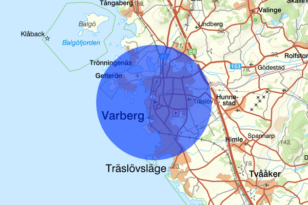 Varberg 02 januari 12.54, Trafikolycka, personskada, Varberg