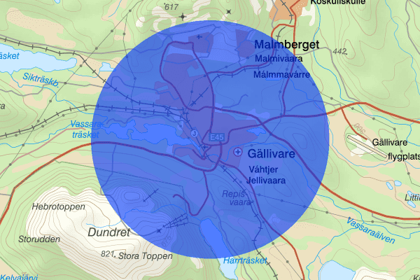 Gällivare 03 januari 17.46, Trafikolycka, Gällivare