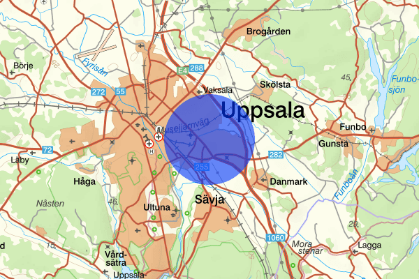 Fyrislund 03 januari 15.37, Trafikolycka, Uppsala