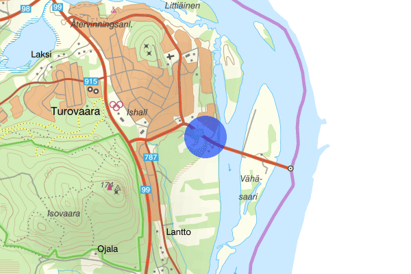 Finlandsvägen 04 januari 09.53, Trafikkontroll, Övertorneå