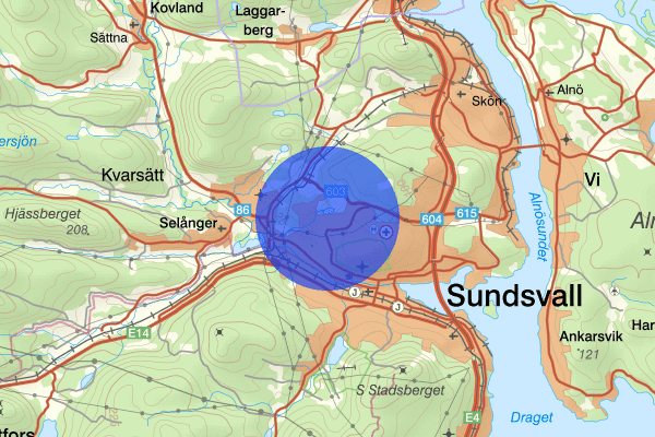 Granloholm 04 januari 13.41, Brand, Sundsvall