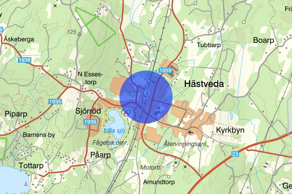 Hästveda 04 januari 15.23, Trafikolycka, Hässleholm