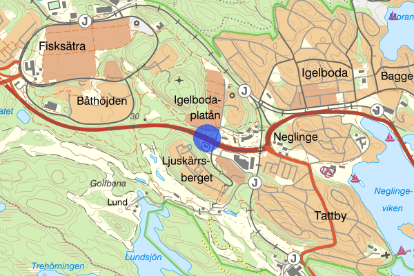 Saltsjöbadsleden 04 januari 15.39, Trafikolycka, personskada, Nacka